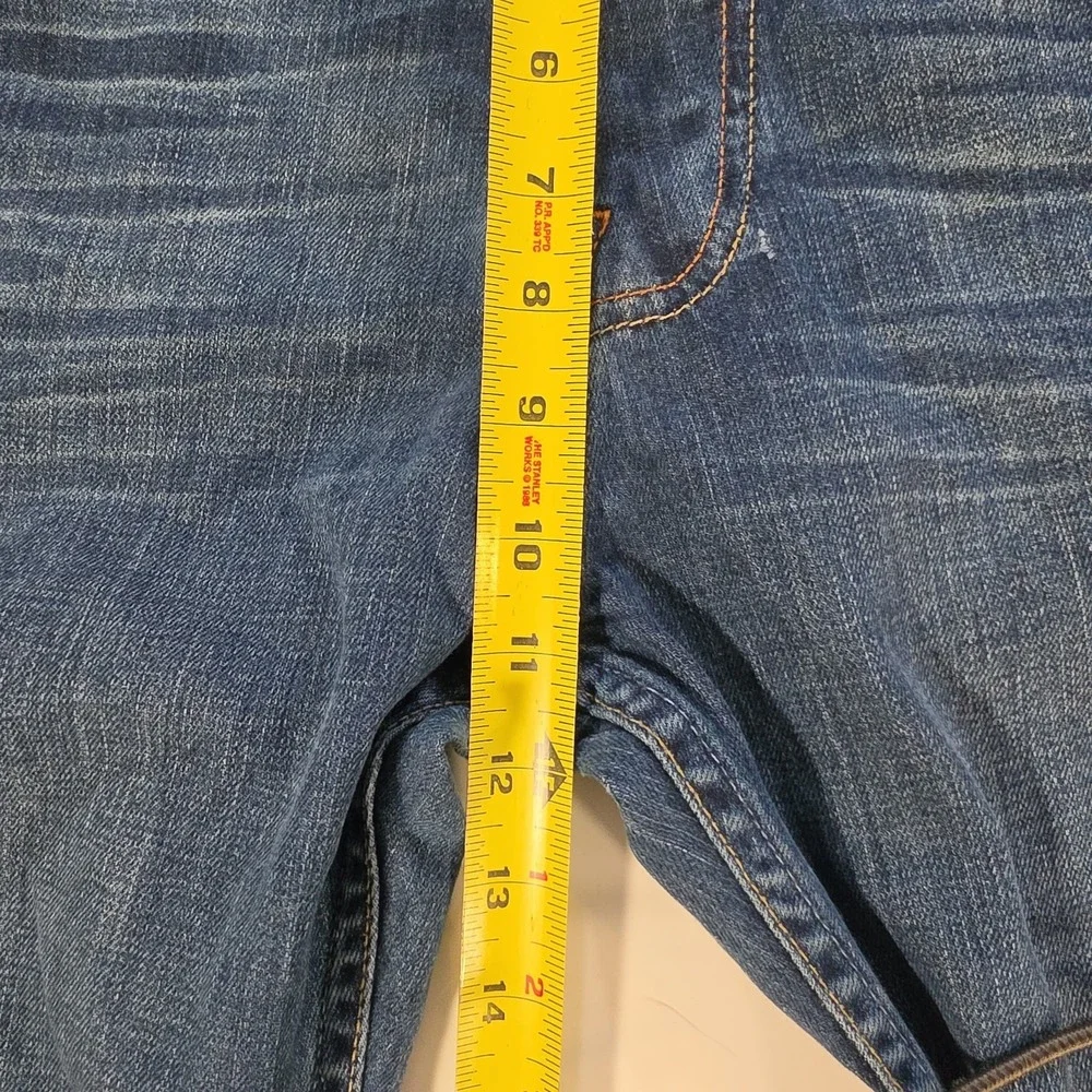 Vintage 575 Denim Chris Mens 38x32 Heavy Distressed Bootcut Flare Jeans Y2K USA